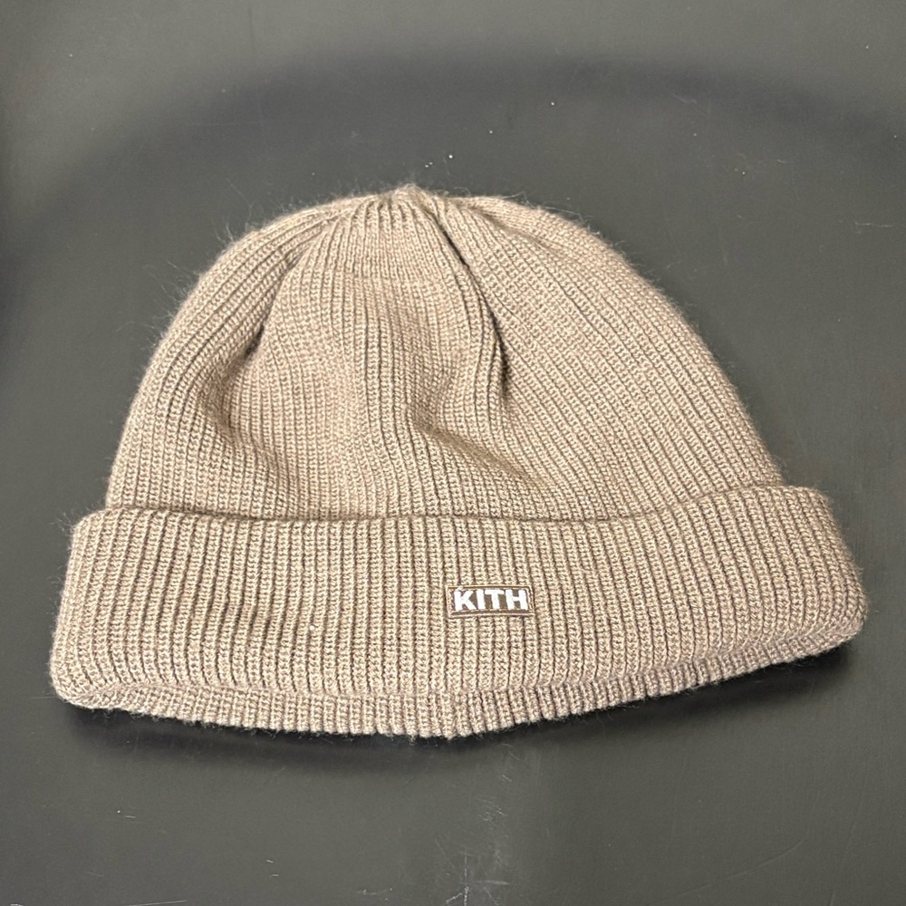 Kith Taupe Knit Beanie